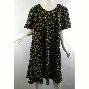 🔵Vintage Lady Hampton Floral Print Dress 26W